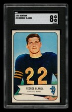 1954 Bowman Set-Break # 23 George Blanda Rookie SGC 8 NM MT