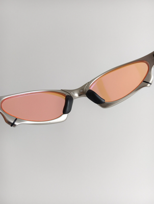 Vintage Oakley Penny & Juliet X-Mental Sunglasses Silver Frame