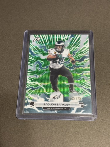 2025 Topps Resurgence - Saquon Barkley #80 Green Refractor 142/175