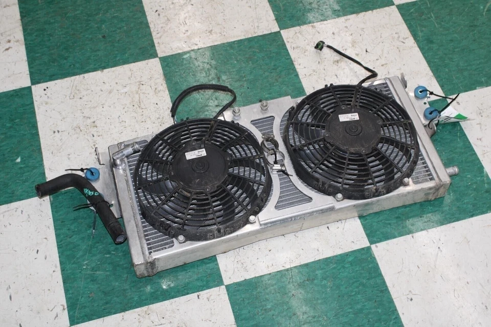 07-10 Mustang *BENT* GT500 5.4 Aftermarket Steeda Intercooler W/ Cooling Fans OE Foto 2 de 4