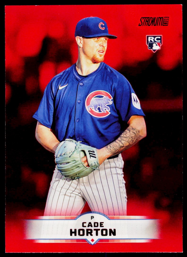2025 Stadium Club Cade Horton Red Foil Chicago Cubs #24