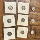 Mercury Dimes Circulated Silver Lot of 8 1918 1939 1943 1944 1945-D