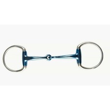 JP Korsteel Blue Steel Jointed Eggbutt Snaffle Bit