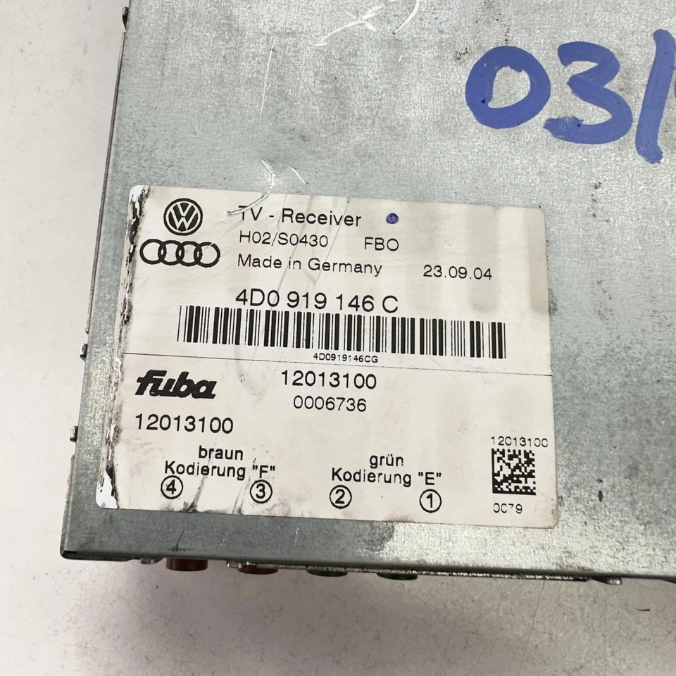 CENTRALINA AUTORADIO PER AUDI A4 Avant (8E) 4D0919146C (00>04) - Immagine 2 di 4