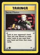 Secret Mission 118/132 Gym Heroes Uncommon 1st Edition Pokemon Card on eBay