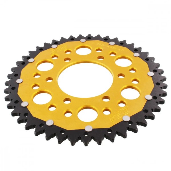 Kettenrad Alu Gold 45-ZäHne 520-Teilung FüR Kawasaki Z 800 A Bj. 2013-2016-image