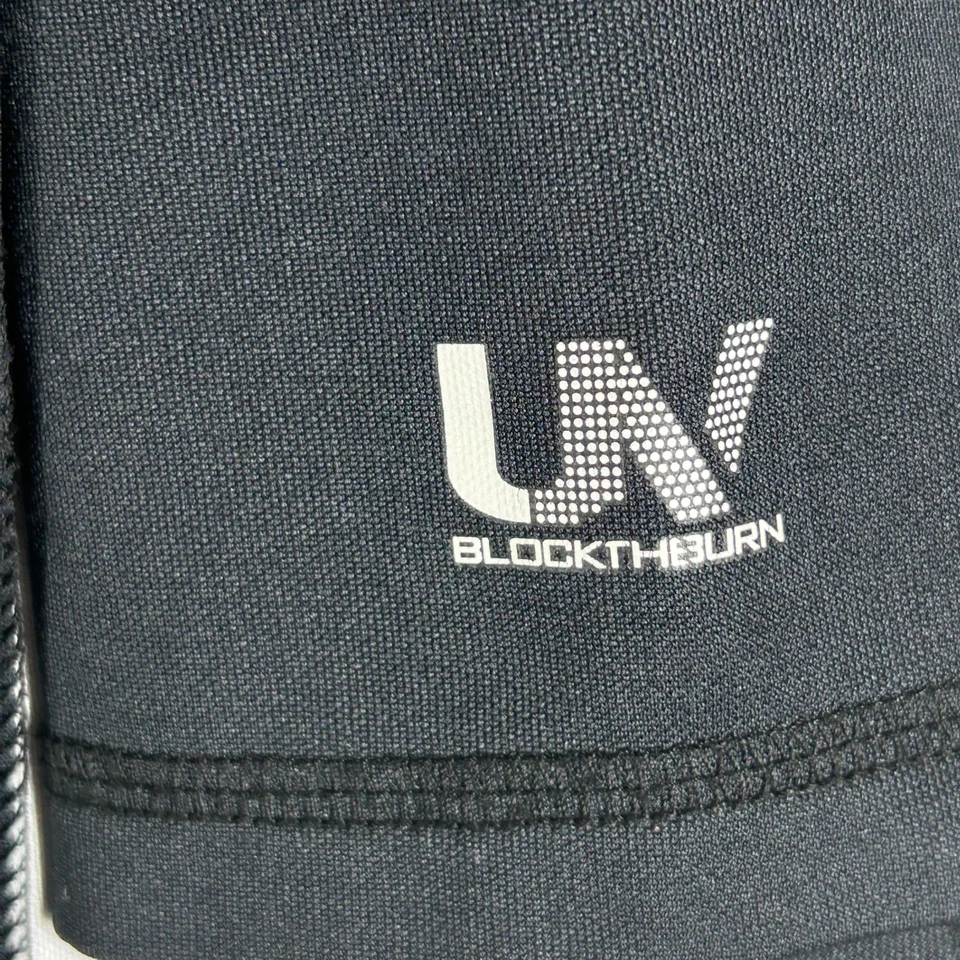 Camisa de natación Speedo para hombre XXL negra blanca protección UV manga corta protector contra erupciones Foto 3 de 4