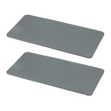 2Pcs Felt Base Shaper, 12 x 6 Inch Rectangle Bag Bottom Shaper, Gray