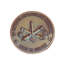 Fort Bliss Texas 1st Combined Arms Support Battalion Commanders Award Coin Token