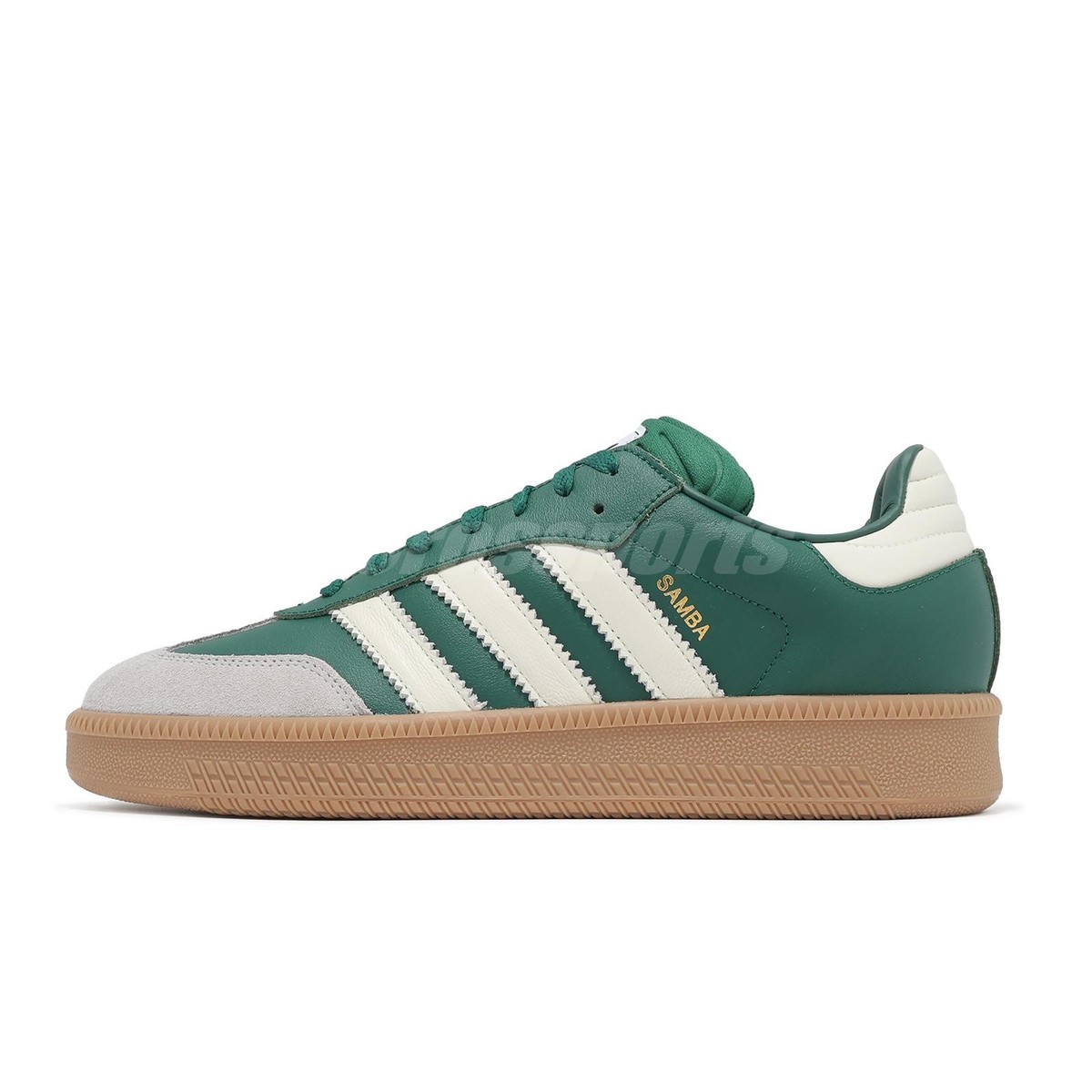 adidas Originals Samba XLG Collegiate Green Gum Men Platform Shoes