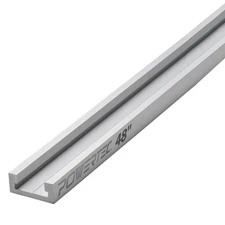 48" Miter T Track for Router Table, Works With Table Saw Sled, Miter Gauge, F...