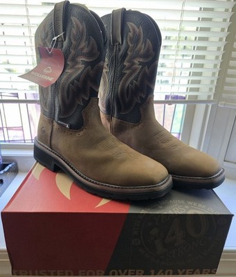 Wolverine Rancher Steel Toe Square Boots Men, Size 9.5EW 