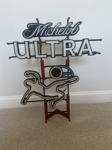Vintage Michelob Ultra Neon Beer Sign Man Cave