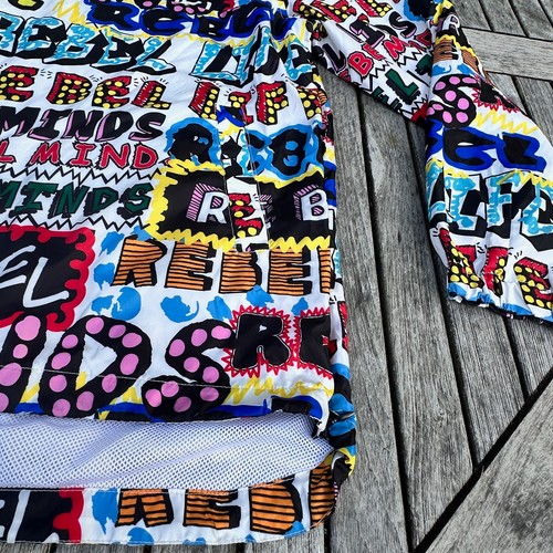 Rebel Minds Hoodie Jacket XL Multicolor Graphic Streetwear Urban Fashion - Picture 8 of 21