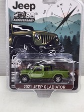 GREENLIGHT 2021 JEEP GLADIATOR Green Jeep 80th Anniversary 1:64 NEW Ltd 2021