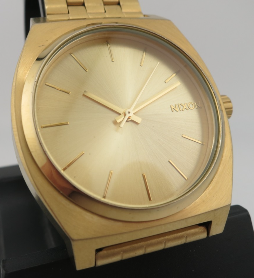 Nixon The Time Teller All Gold / Gold-Tone Quartz Watch - A045-511