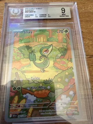 Snivy graded BGS 9 for sale on eBay
