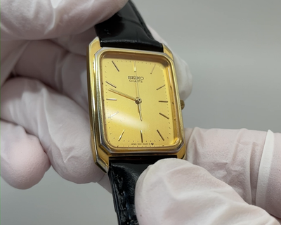 Vintage 1984 Seiko Chariot [US Stock] 9021-5010 Gold Tank Mens Qz