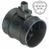 Luftmassenmesser Delphi AF10410-12B1 FüR Chevrolet Opel G09 Insignia Zafira Saab
