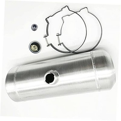 JSD AUTO PARTS 4 Gallons 8 x 20 inch Aluminum Gas Tank / Fuel Tank Center Fill 
