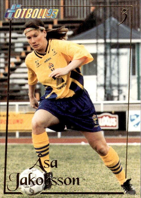 Card Fotboll 95 Panini 1995 # 3 �sa Jakobsson Svezia Femminile
