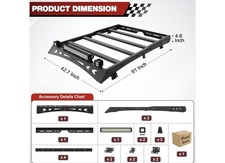 Roof Rack For 2005-2023 Tacoma Double Cab By Longson
