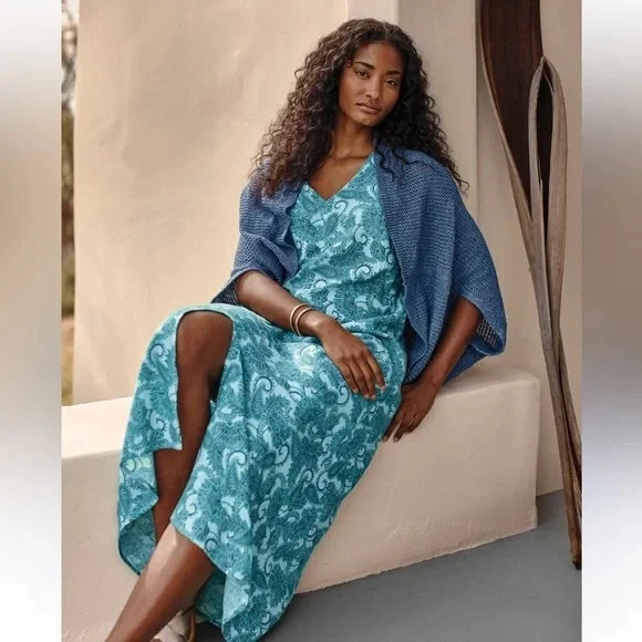 long sleeve linen dresses Casual Midi Long Sleeves Linen Dress – Old Linen Mill