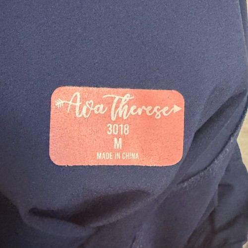 Pantalones Médicos Ava Therese MUJERES Azul Marino Talla 3018 Medianos Tobillo Dividido - Imagen 12 de 13