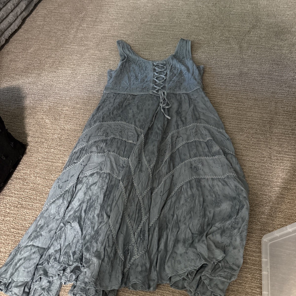 Scully Lace-Up Front Womens Sleeveless Dress HC118 - XL