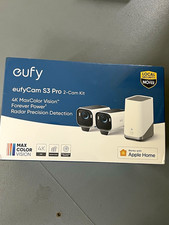 eufy eufyCam S3 Pro 2-Cam Kit 4K Solar Powered,Works with Apple Home