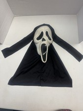 Vintage Scream Ghost Face Mask Easter Unlimited Fun World Halloween 9206 Stain