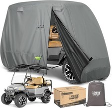 Heavy Duty Golf Cart Cover for 2/4 Passengers EZGO, Club Car and Yamaha, All Wea