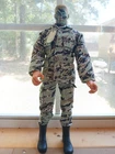 Vtg 1996 Pawtucket 12" GI Joe Action Figure Hasbro Army Camo Outfit AA