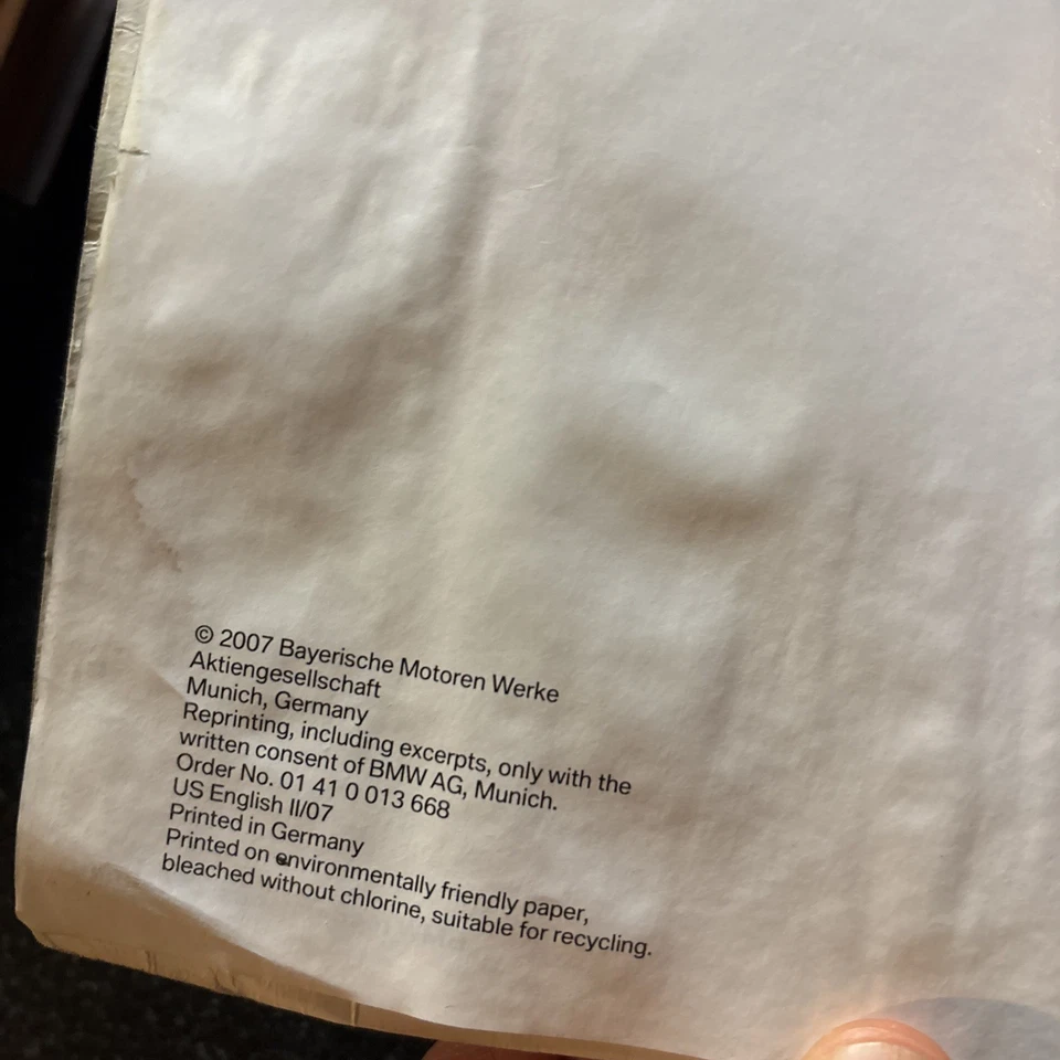 Libro BMW Serie 3 328i 335i 2007 2008 cupé manual del propietario 328xi 328 335 Foto 3 de 4