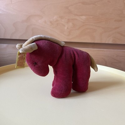 Steiff Baby Pferd Niki Rot gelb 70er 80er Alt Kuscheltier Nicki Nikki Pony