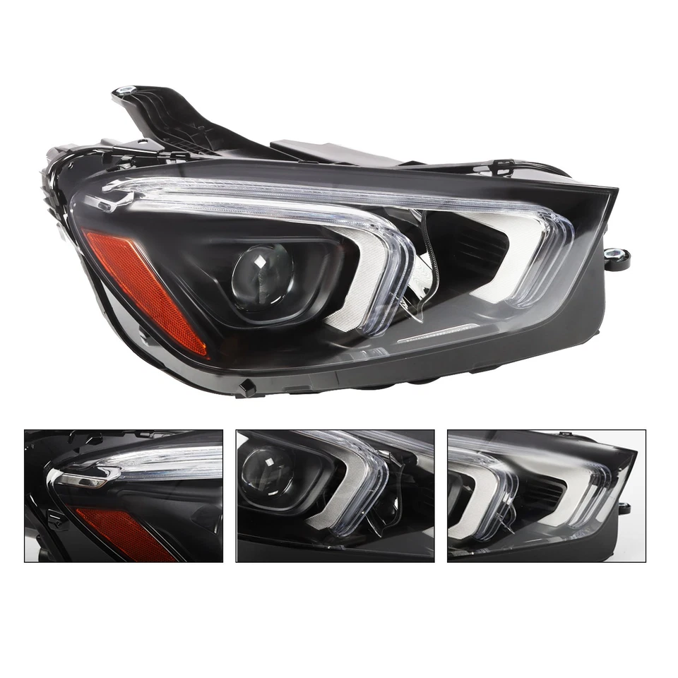 Faro LED derecho para Mercedes-Benz Gle 350 450 2020-2023 sin adaptador AFS RH Foto 3 de 4