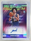 Jared McCain 2024 Panini Hoops #RI-JAR Green Ink Auto RC Rookie