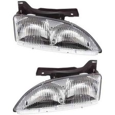 Headlight Driver And Passenger Side Fits 1995-1999 Chevrolet Cavalier