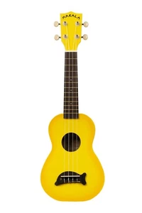 Makala Soprano Dolphin Series Ukulele, Burst Jaune