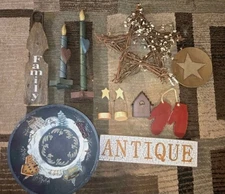 Rustic Wood Decor LOT Farmhouse Cottagecore Grandma Primitive Cabin Art Various 