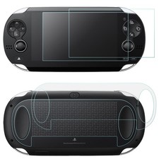 Screen Protectors Compatible Sony Playstation Vita 1000 Back Covers Afunta 2