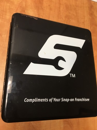 Snap On SSX16P121 Black White Logo Franchise 13' x 13 3/4" Key Cabinet some rust
