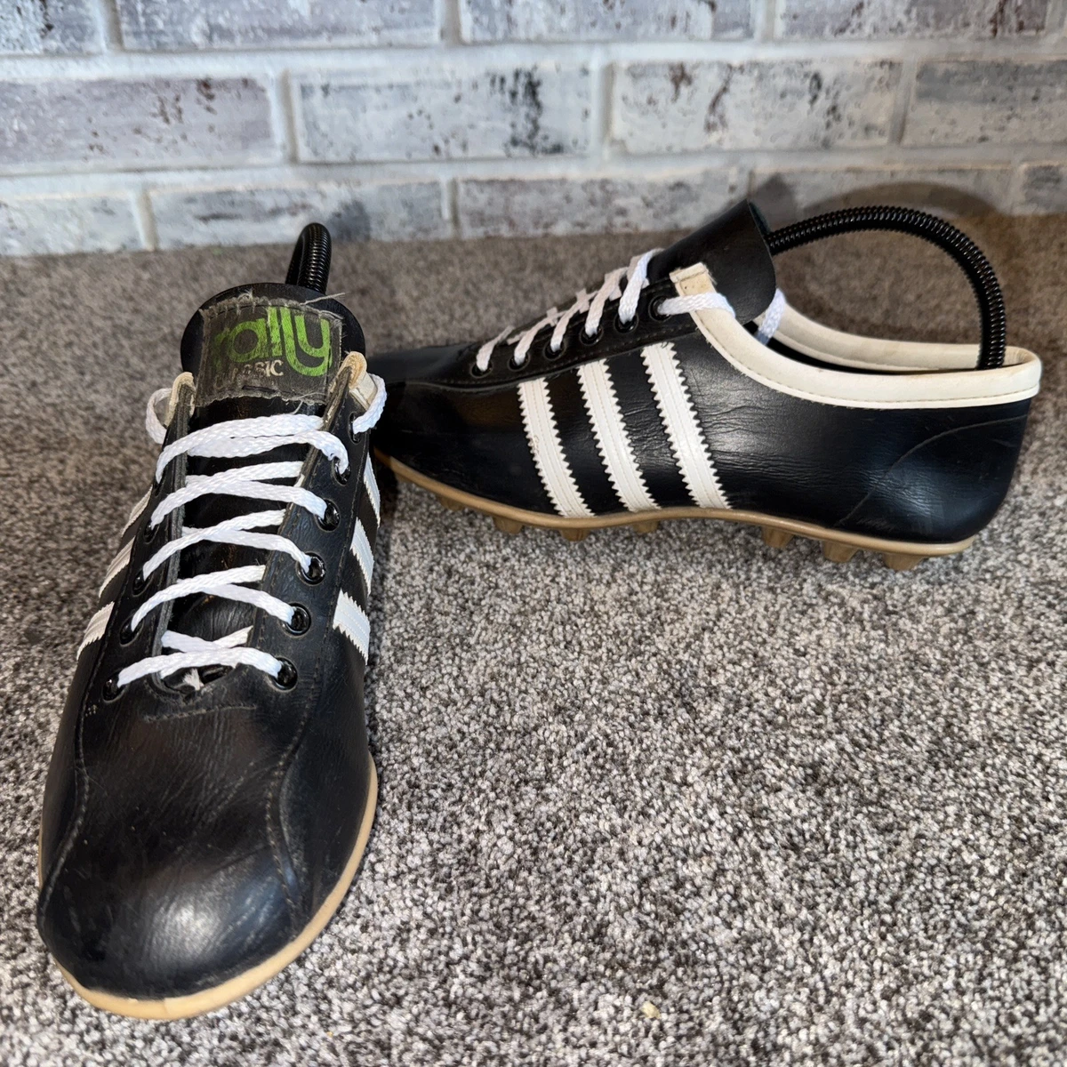 Vintage Adidas Rally Classic Leather 70's Futbol Soccer Cleats