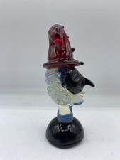 Scultura In Vetro Di Murano Pulcinella