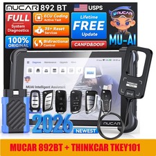 MUCAR 892BT Thinkcar TKEY101 OBD2 Scanner Tool Auto Key Programmer Bidirectional