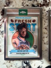 2024-25 TOPPS CHROME FRESH START RC INSERT CARD KINGS DEVIN CARTER #FS-10