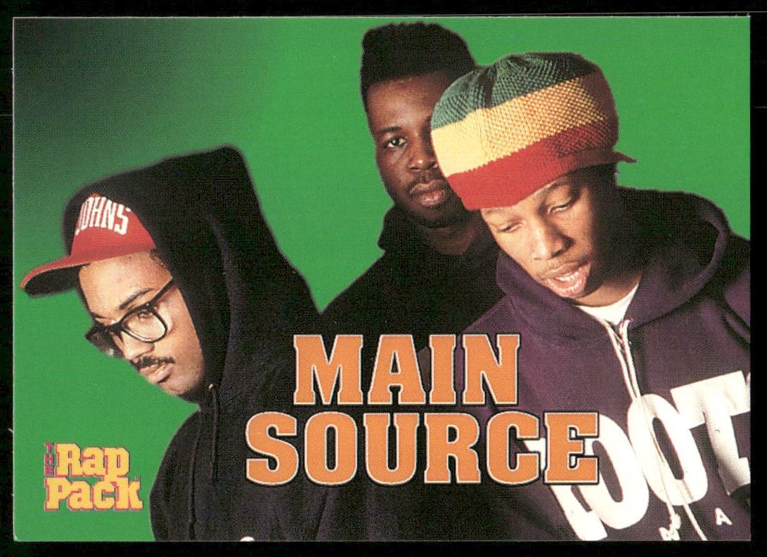 Rap Pack MAIN SOURCE 1991 Premier Cards #74