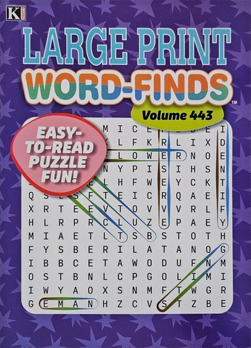 8 New Kappa Large Print Word-Finds 80 Puzzle Each Book Vol # 431-446 Hobby Games - Picture 6 of 11