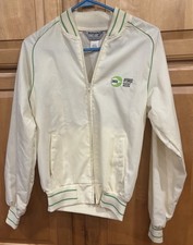 Vintage Swingster Small Cargill Hybrid Seeds Zip Up Jacket Made In USA