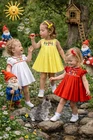 PLEATED GIRLS Dress Sewing Pattern McCall's 2273 Frock & Slip